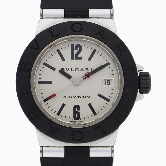 WATCH BVLGARI AL29TA aluminum Silver Aluminum/rubber QZ - Picture 1 of 6